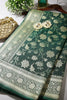 Bottle Green Color Silk Woven Banarasi Saree