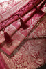 Wine Color Art Silk Zari Woven Saree