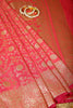 Valentine Red Color Silk Banarasi Saree