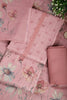 Pink Color Linen Cotton Embroidery Unstitched Suit Material