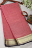 Dirty Pink Color Cotton Silk Saree