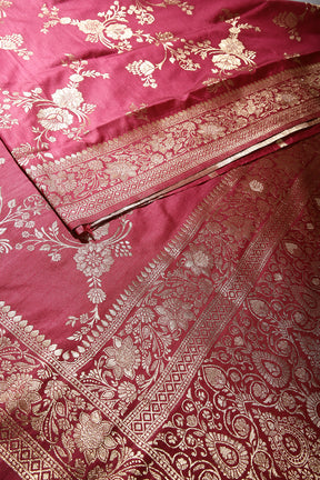 Wine Color Art Silk Zari Woven Saree