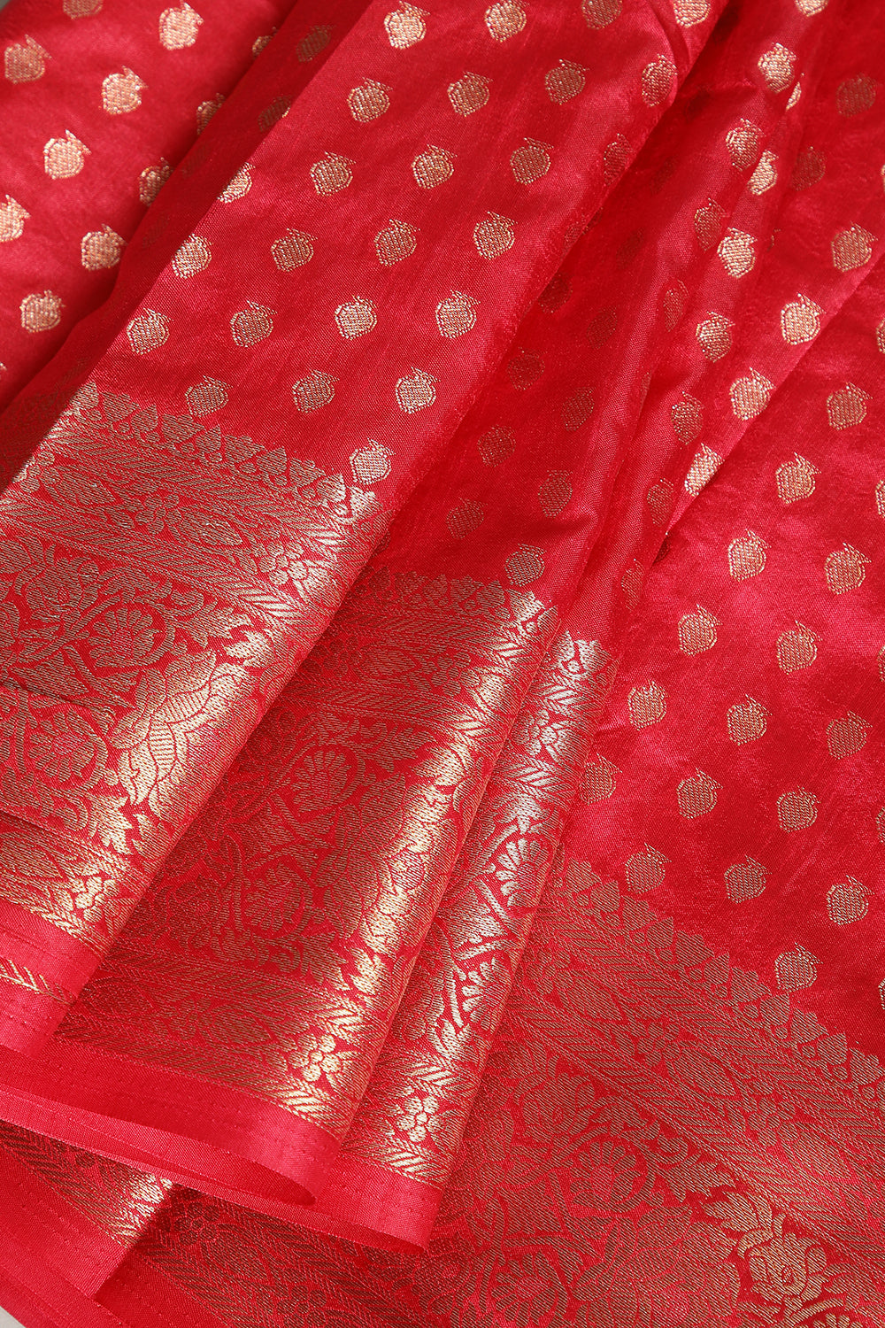 Cardinal Color Silk Woven Saree