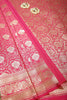 Magenta Pink Colour Banarsi Silk Woven Saree