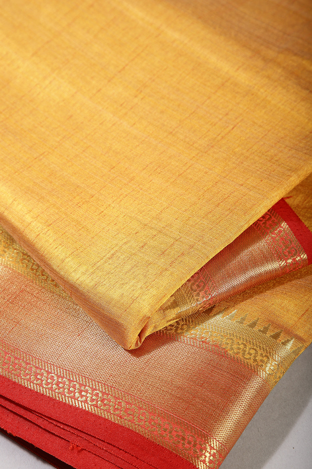 Pale Orange Color Cotton Silk Saree