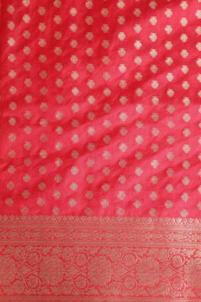 Cardinal Color Silk Woven Saree