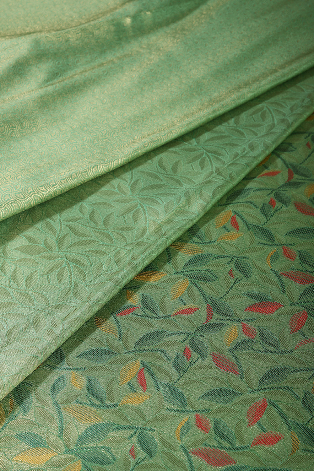 Sea Green Color South Soft Silk Woven Saree