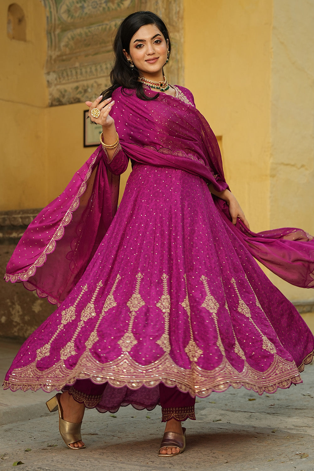 Meena bazaar shop anarkali suits