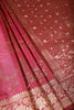 Wine Color Art Silk Zari Woven Saree