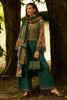 Green Colour Resham Embroidered And Printed Unstitched Suit