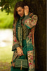 Green Colour Resham Embroidered And Printed Unstitched Suit