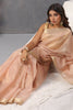 Dusty Peach Color Kota Silk Mirror Embroidered Saree