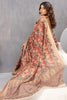 Brown Color Cotton Printed Saree