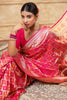 Fuchsia Pink Color Banarasi Silk Saree