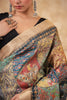 Green & Beige Color Printed Cotton Saree