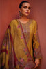 Mustard Color Spun Printed & Embroidered Unstitched Suit