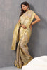 Olive Green Color Crepe Silk Woven Saree