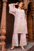 Rose Pink Color Georgette Mirror & Thread Embroidered Kurta Set