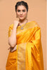 Mustard Color Zari Woven Banarasi Silk Woven