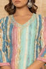 Multi-Color Cotton Shibori Print Kurti