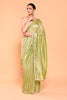 Brass Color Crush Tissue Saree