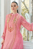 Pink Color Crepe Printed Unstitched Suit Material