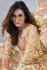 Beige Color Digital Printed Cotton Unstitched Suit Material