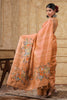 Brown Color Tussar Silk Saree