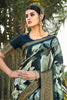 Navy Color Modal Silk Printed & Woven Saree