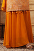 Mustard Color Silk Embroidered Straight Suit