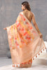 Multi-Color Floral Printed Organza Saree