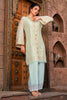 Powder Blue Color Georgette Mirror & Thread Embroidered Kurta Set