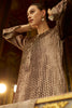 Brown Color Velvet Sequins & Thread Embroidered Unstitched Suit Fabric