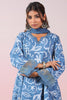 Blue Colour Cotton Printed Anarkali Suit