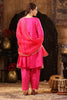 Hot Pink Color Silk Gota Patti Embroidered Anarkali Suit