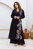 Black Colour Rayon Floral Printed Long Kurti With Palazzo