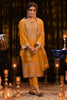 Mustard Color Crepe Silk Embroidered Suit