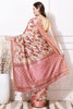 Beige Color Cotton Silk Floral Printed Saree