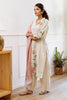 Cream Color Khadi Cotton Printed Suit