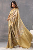 Olive Green Color Crepe Silk Woven Saree