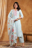 Light Blue Color Cotton Straight Suit