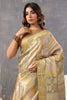 Olive Green Color Crepe Silk Woven Saree