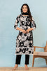 Black Color Cotton Floral Printed Suit Set