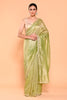 Brass Color Crush Tissue Saree